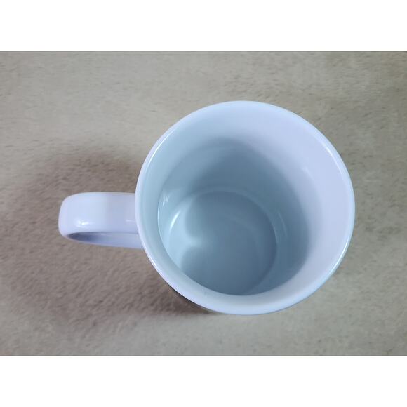 Thomas Kinkade Coffee Mug Teacup 10oz Lilac Cottage 2004 Porcelain 4" Vintage - Picture 9 of 12